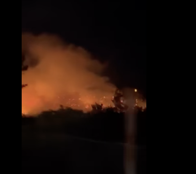 Πυρκαγιά σε δασική έκταση στην περιοχή Κυμισάλα Ρόδου